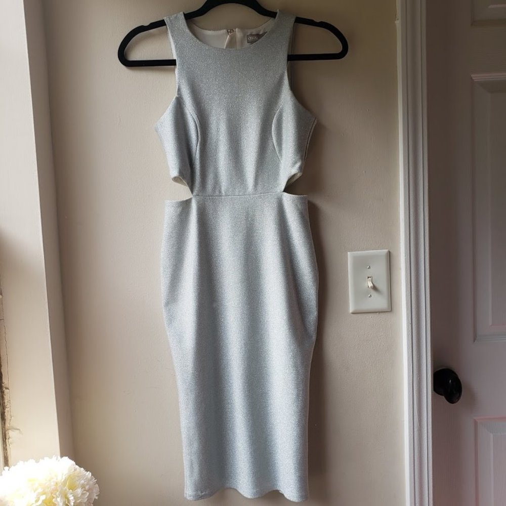 NWT Sparkly Cutout Party Dress